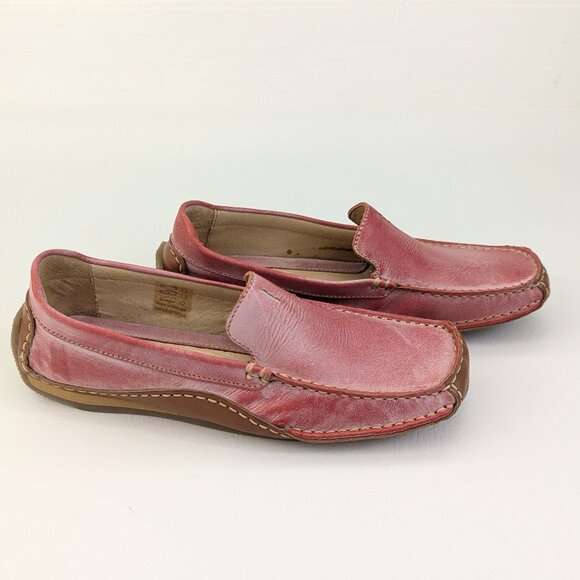 NWOB Vintage J. Jill Pink And Tan Driving Loafers S. 11 Cottagecore Y2K